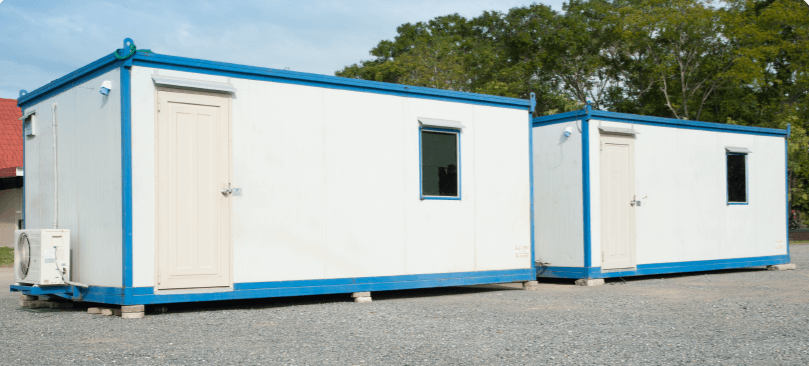 Container housing unit