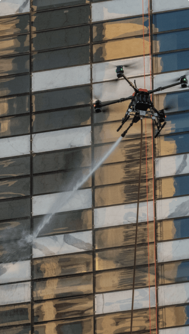 High-Rise Firefighting UAV